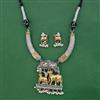 Oxidised Animal Necklace with 2 Tone Plating