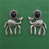 Oxidised Animal Earring with Rhodium Plating