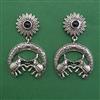 Oxidised Animal Earring with Rhodium Plating