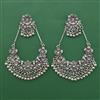 Oxidised Classic Earring with Rhodium Plating