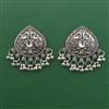 Oxidised Birds Earring with Rhodium Plating