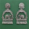 Oxidised Animal Earring with Rhodium Plating