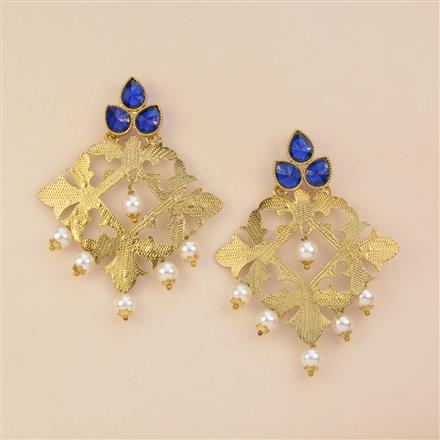 Indo Western Trendy Earring with mehndi plating