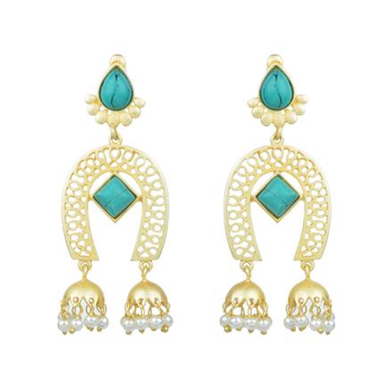 Indo Western Classic Earring with gold plating