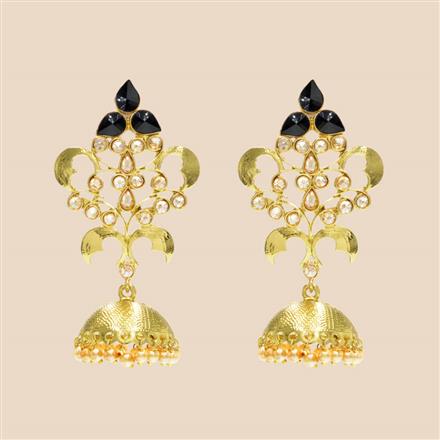Indo Western Classic Earring with mehndi plating