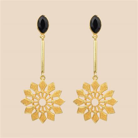 Indo Western Long Earring with gold plating