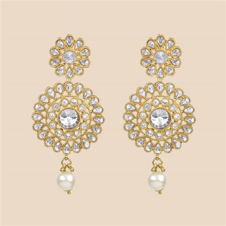 Indo Western Classic Earring with mehndi plating