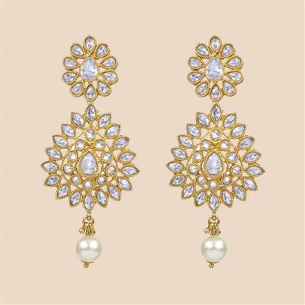 Indo Western Classic Earring with mehndi plating