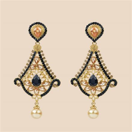 Indo Western Classic Earring with mehndi plating