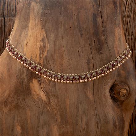 Antique Moti Belt With Mehndi Plating