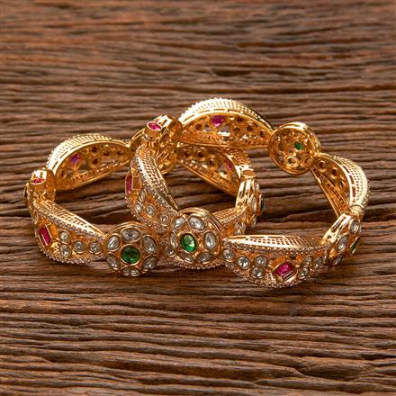 Antique Openable Bangles With Gold Plating