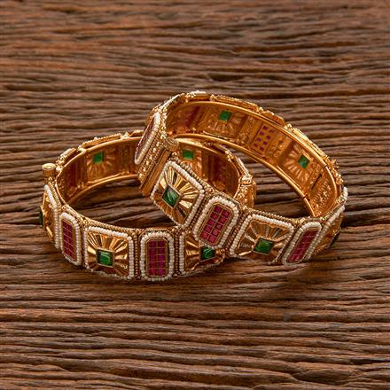 Antique Openable Bangles With Gold Plating
