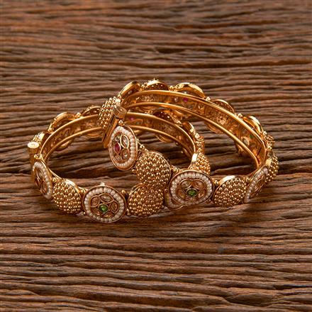 Antique Openable Bangles With Gold Plating