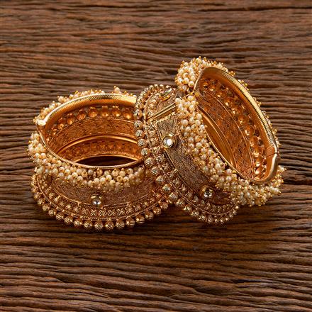 Antique Openable Bangles With Gold Plating