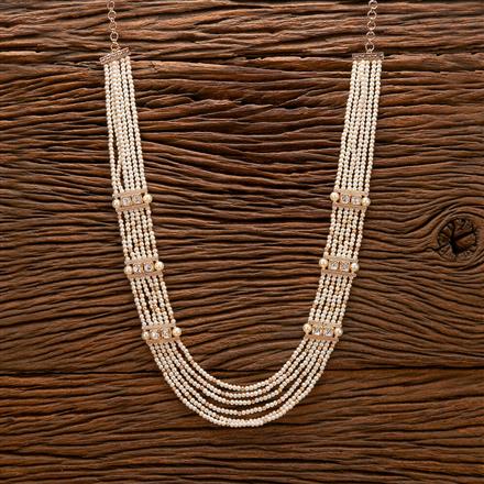 Antique Mala Necklace With Rose Gold Plating