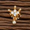 Kundan Pressing Nose Ring With Gold Plating