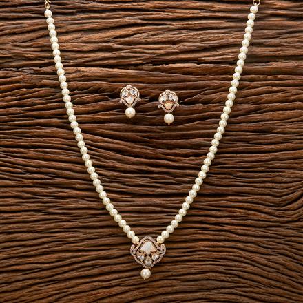 Kundan Pearl Necklace With Gold Plating