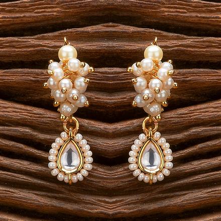 Antique Moti Earring With Gold Plating