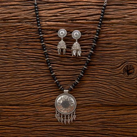 Classic Necklace With Oxidised Plating