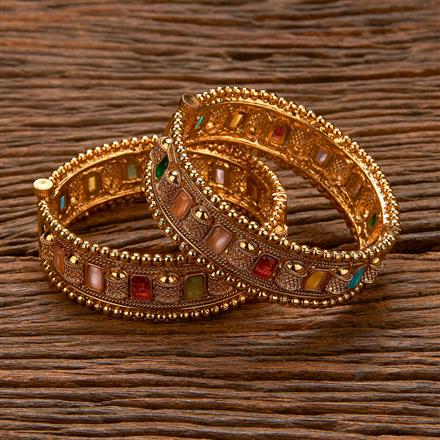 Antique Openable Bangles With Gold Plating