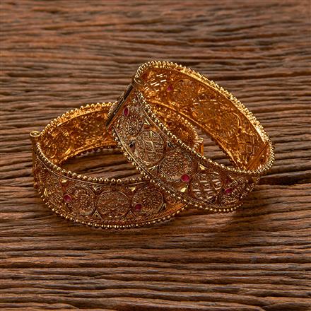 Antique Openable Bangles With Gold Plating