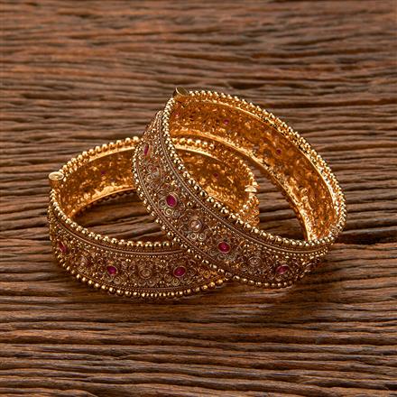 Antique Openable Bangles With Gold Plating