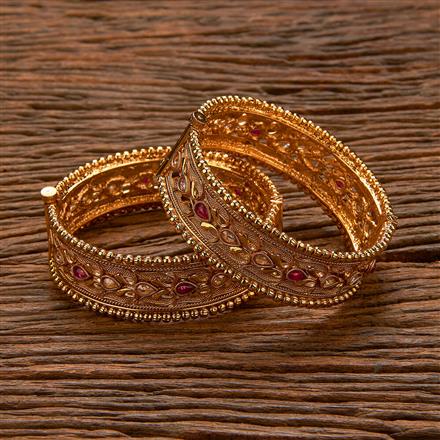 Antique Openable Bangles With Gold Plating