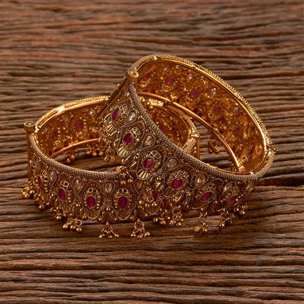 Antique Openable Bangles With Gold Plating