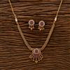 Antique Classic Necklace With Matte Gold Plating