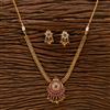 Antique Classic Necklace With Matte Gold Plating
