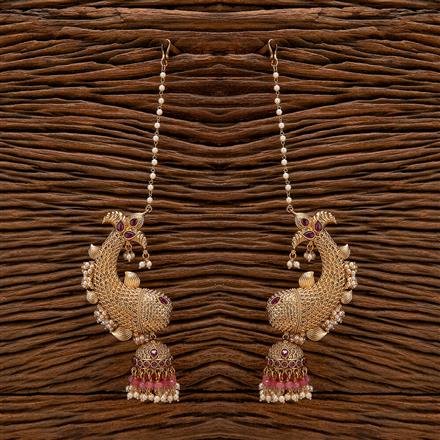 Antique Earcuff With Matte Gold Plating