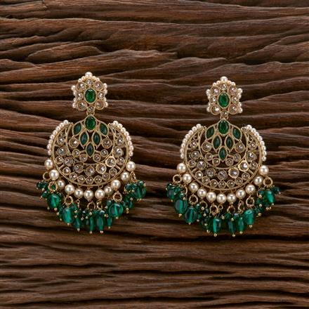 Antique Classic Earring With Mehndi Plating