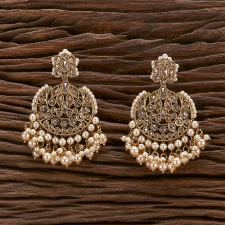 Antique Classic Earring With Mehndi Plating
