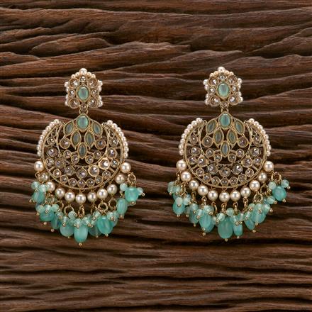 Antique Classic Earring With Mehndi Plating