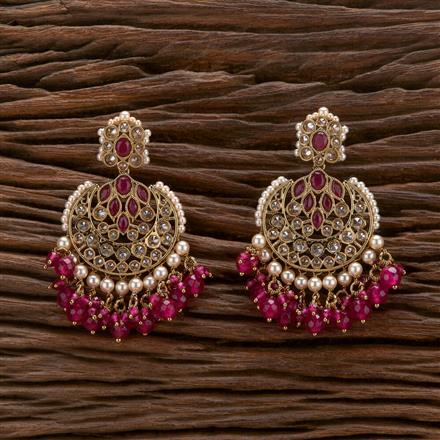 Antique Classic Earring With Mehndi Plating