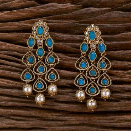 Antique Classic Earring With Mehndi Plating