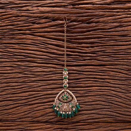 Antique Chand Tikka With Mehndi Plating