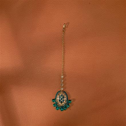 Antique Classic Tikka With Mehndi Plating