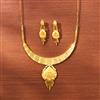 Antique Plain Gold Necklace With Gold Plating