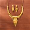 Antique Plain Gold Necklace With Gold Plating