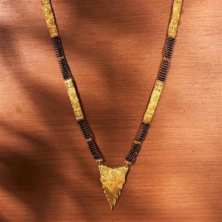 Antique Long Mangalsutra With Gold Plating