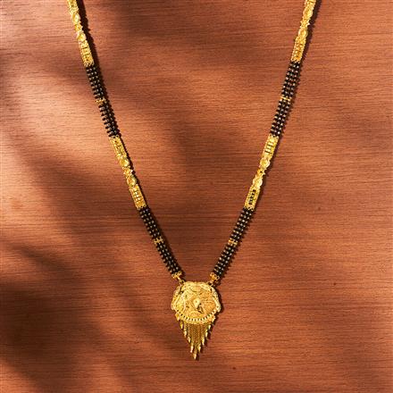 Antique Long Mangalsutra With Gold Plating