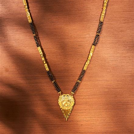 Antique Long Mangalsutra With Gold Plating