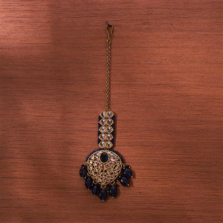 Antique Classic Tikka With Mehndi Plating