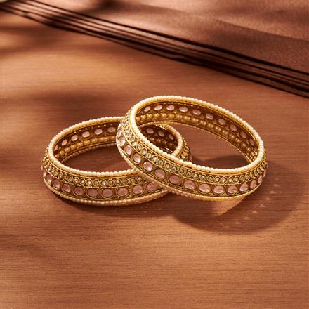 Antique Classic Bangles With Mehndi Plating