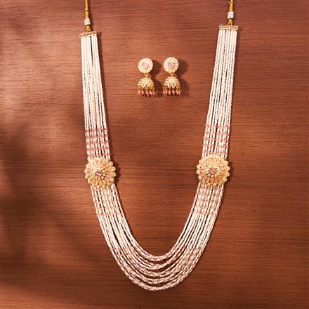Antique Mala Necklace With Gold Plating