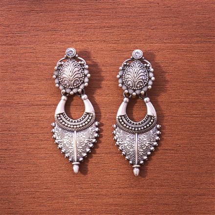Antique Classic Earring With Oxidised Plating