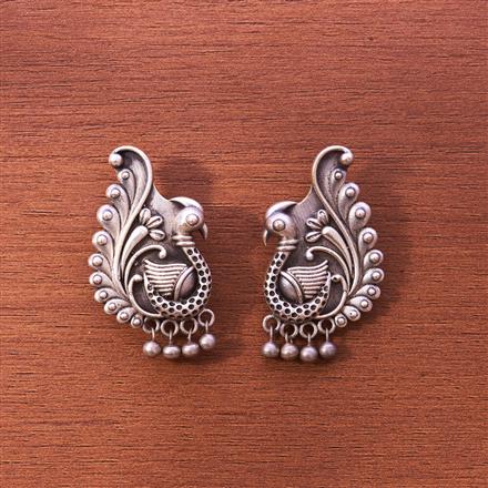 Antique Classic Earring With Oxidised Plating