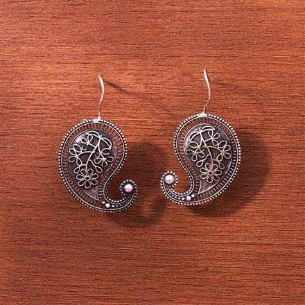 Antique Classic Earring With Oxidised Plating