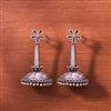 Antique Jhumki With Oxidised Plating